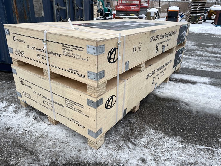 #2017-•-33'-x-25'-double-garage-steel-barn-(o12)-image-2