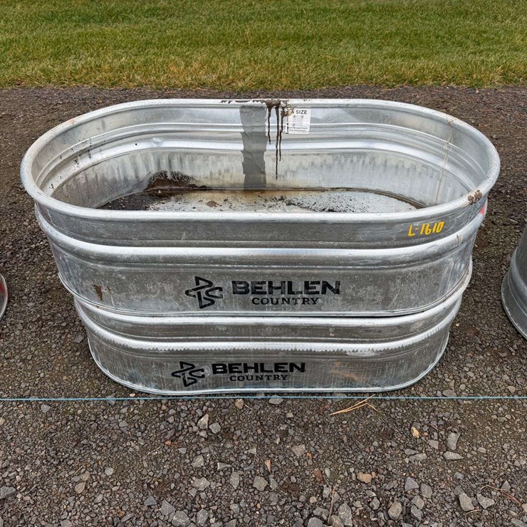 Behlen Country Galvanized Round End Stock Tanks - Factory Defect/Damaged