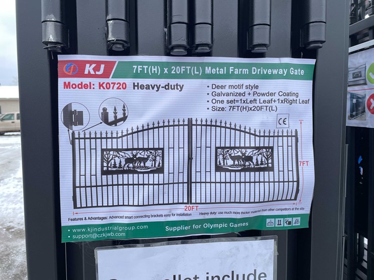 #4044-•-metal-farm-driveway-gate-(o12)-image-1