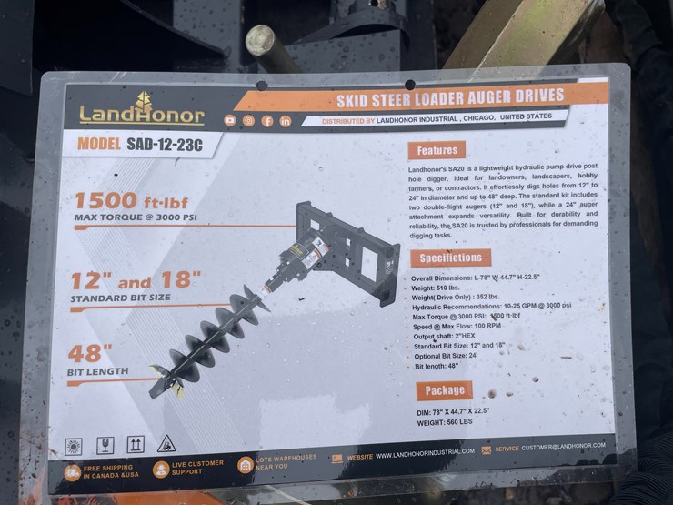#1153-•-unused,-landhonor-skidsteer-loader-auger-image-4