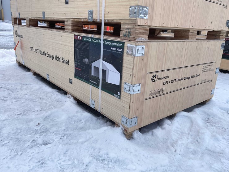 #4025-•-23'-x-22'-double-garage-metal-shed-(o10)-image-6