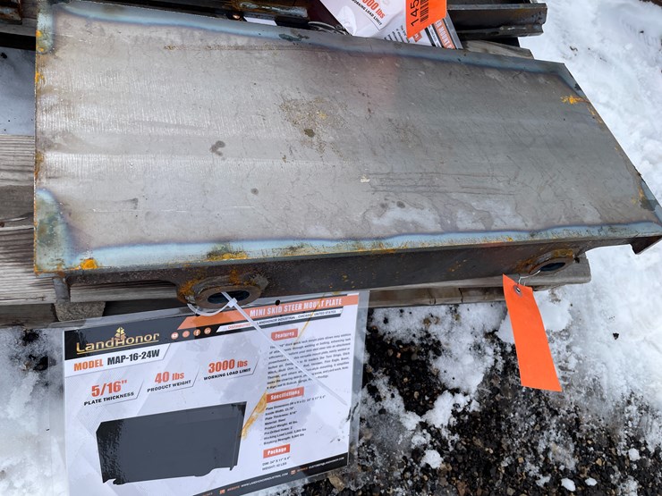 #1459-•-unused,-landhonor-mini-skidsteer-mount-plate---heavy-gauge-image-4