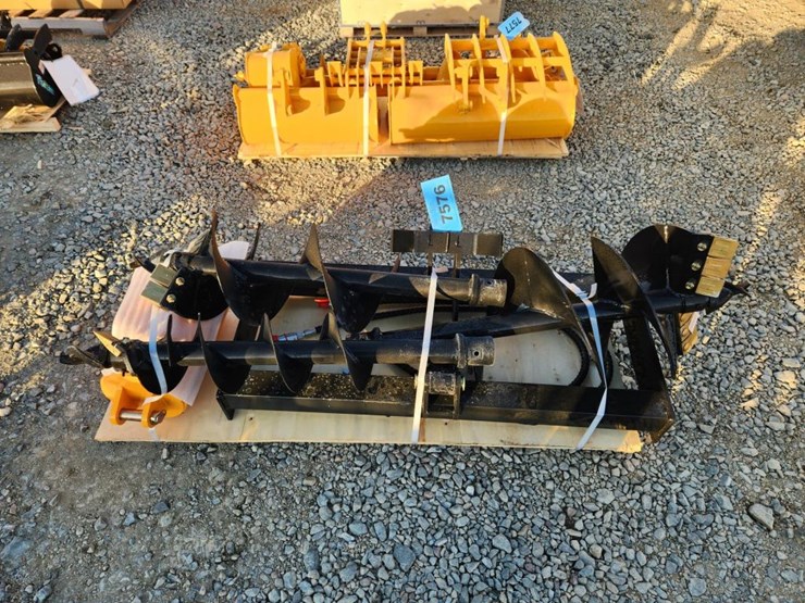 #6026-•-unused-mini-excavator-auger-attachment-w/3-bits-image-5