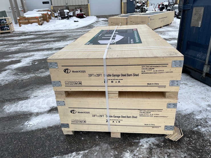 #2017-•-33'-x-25'-double-garage-steel-barn-(o12)-image-5