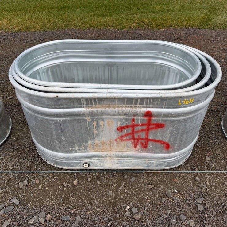 Behlen Country Galvanized Round End Stock Tanks- Factory Defect/Damaged