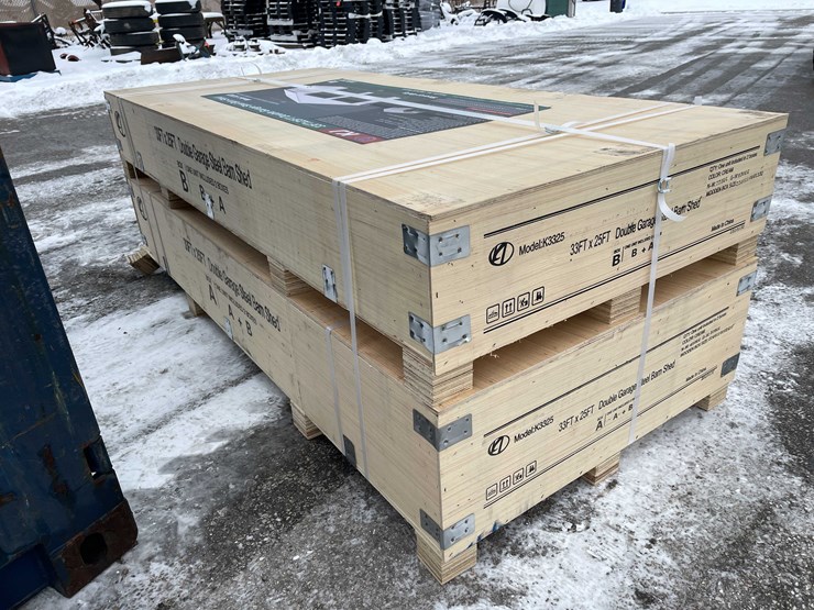 #2017-•-33'-x-25'-double-garage-steel-barn-(o12)-image-4