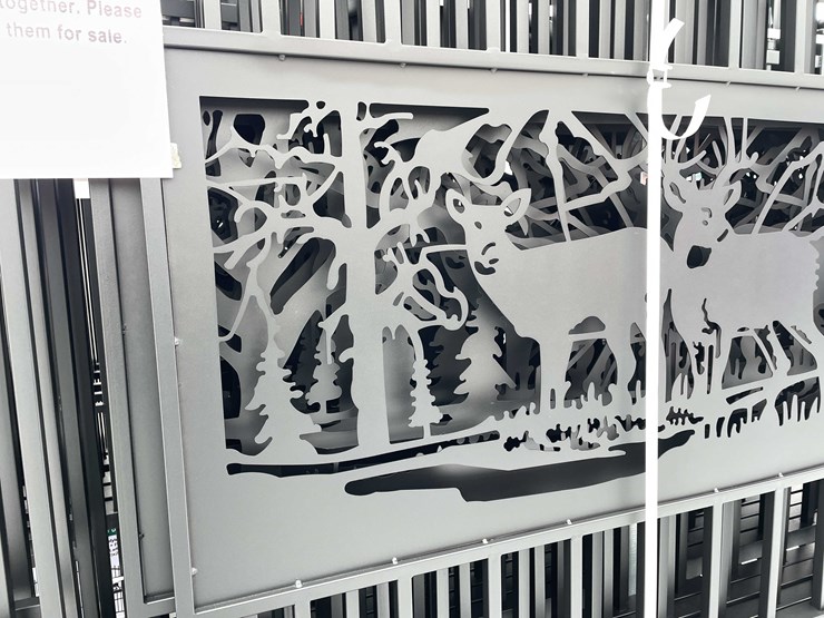 #4051-•-metal-farm-driveway-gate-(o12)-image-4