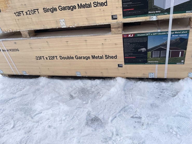 #4023-•-23'-x-22'-double-garage-metal-shed-(o10)-image-3