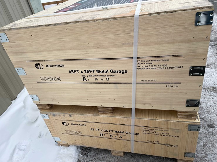 #2010-•-45'-x-25'-double-garage-steel-barn-shed-(o12)-image-4