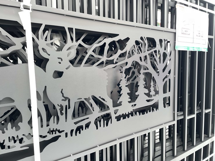 #4048-•-metal-farm-driveway-gate-(o12)-image-6