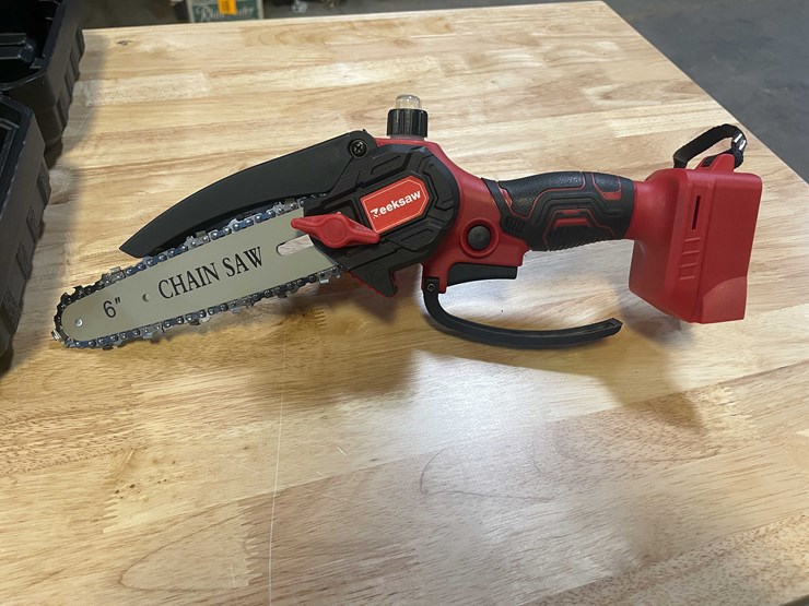 #2047-•-milwaukee-compatible-18v-mini-cordless-chainsaw-kit-with-18v-8ah-battery,-in-case-(pr12)-image-2