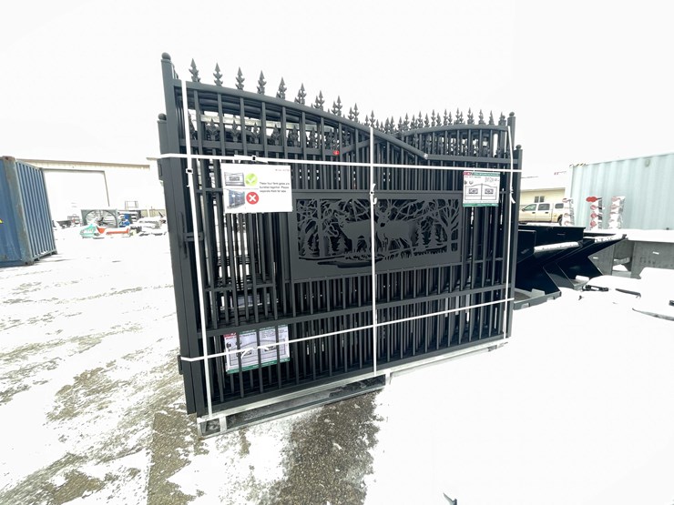 #4051-•-metal-farm-driveway-gate-(o12)-image-2