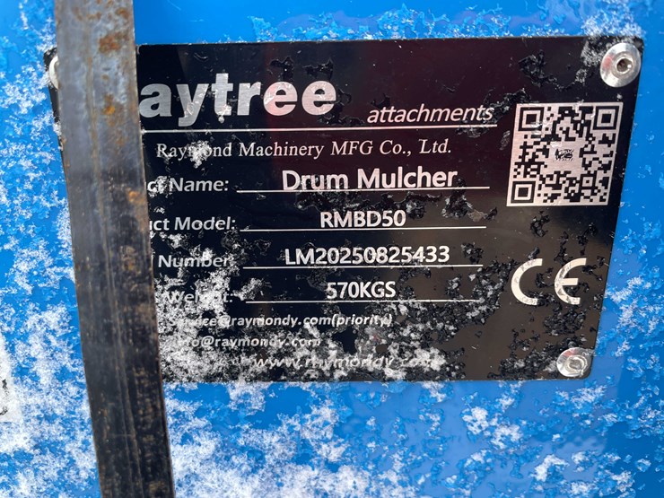 #4062-•-unused-raytree-rmbd-50"-skid-steer-forestry-drum-mulcher-mower-(o11)-image-8