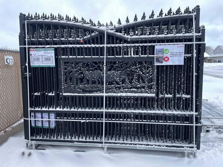 #4012-•-metal-farm-driveway-gate-(o10)-image-1