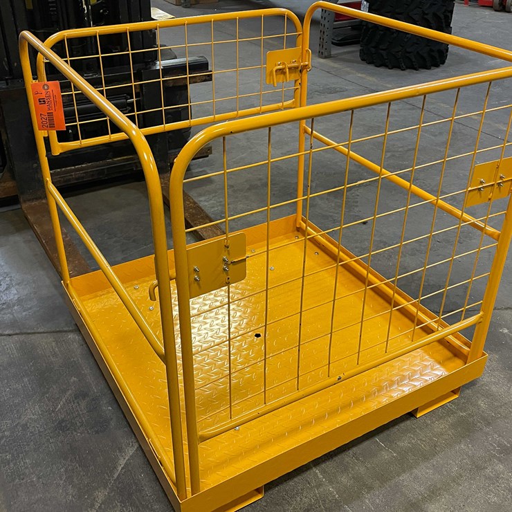 #2027 • Forklift Platform Basket With Fork Pockets (PR3)