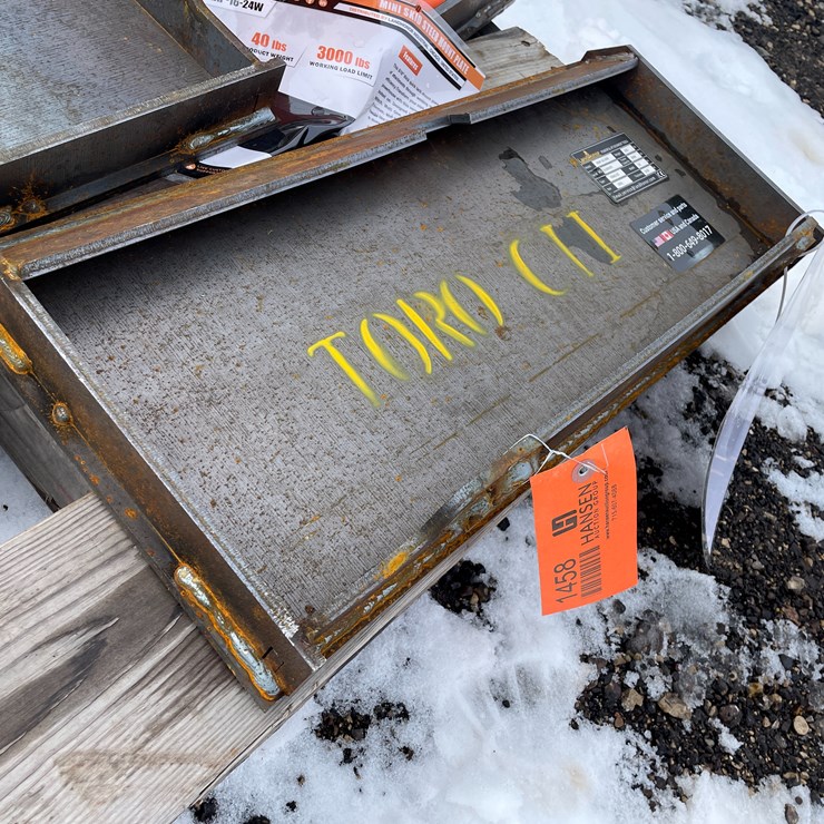 #1458 • Unused, Landhonor Mini Skidsteer Mount Plate - Heavy Gauge
