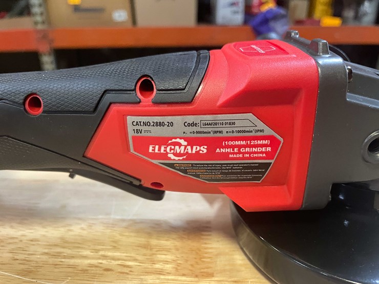 #2045-•-milwaukee-compatible-18-volt-right-angle-grinder/cut-off-tool-with-8ah-battery-(pr12)-image-5