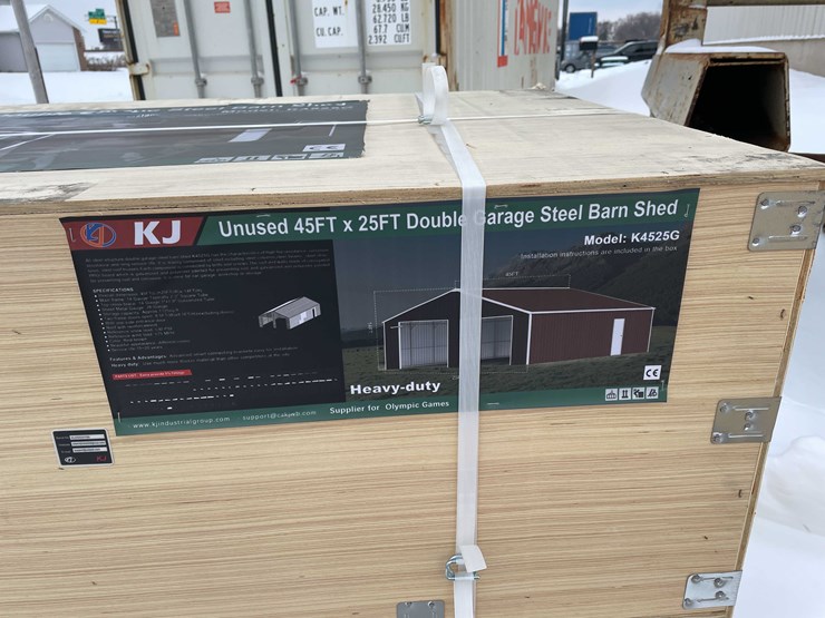 #2009-•-45'-x-25'-double-garage-steel-barn-shed-(o12)-image-1