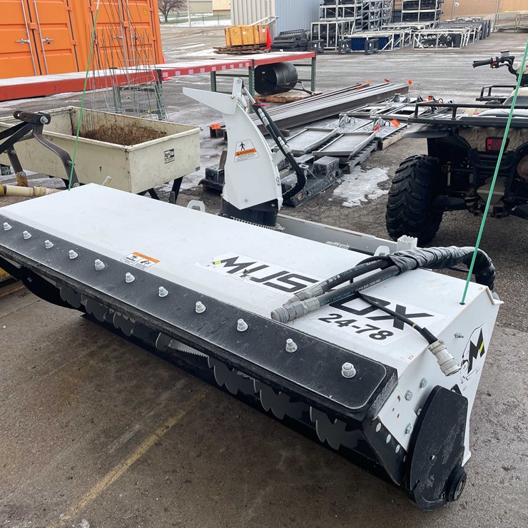 #1996 • 2024 Muskox 78” Skid Steer Snow Blower - The Snow Blower that Back Drags! (O4)