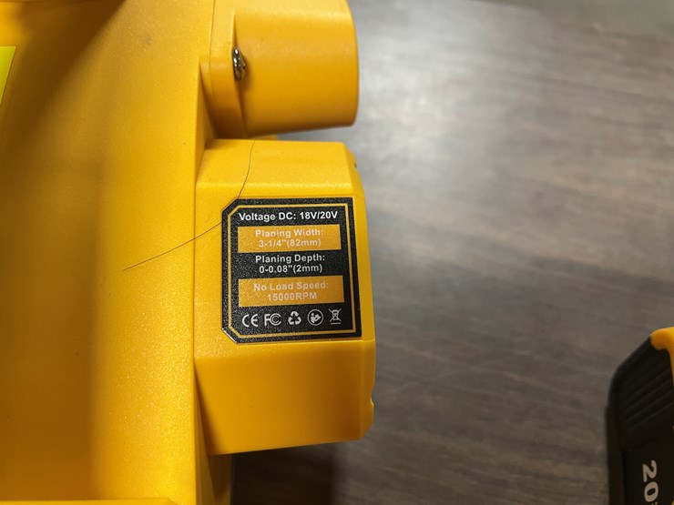 #2063-•-dewalt-compatible-20/60-v-cordless-wood-planer-(cw)-image-3