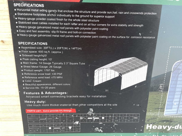 #4016-•-20'-x-30'-metal-garage-(o10)-image-3