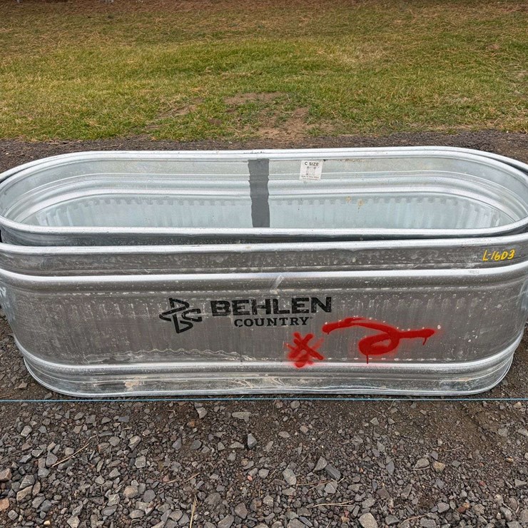 Behlen Country Galvanized Round End Stock Tanks - Factory Defect/Damaged