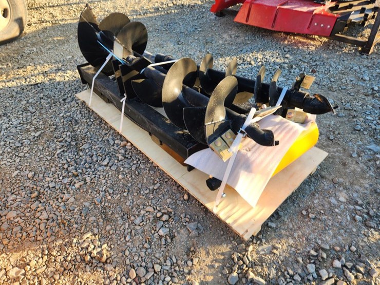 #6026-•-unused-mini-excavator-auger-attachment-w/3-bits-image-3