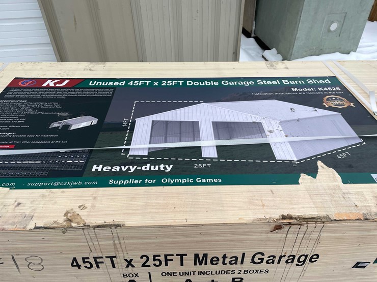 #2010-•-45'-x-25'-double-garage-steel-barn-shed-(o12)-image-1