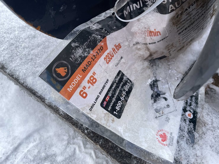 #4066-•-unused-mini-skid-steer-auger-with-12"-bit-(o11)-image-5