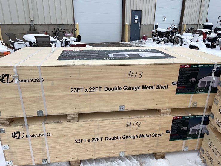 #2014-•-23'-x-22'-double-garage-metal-shed-(o12)-image-4