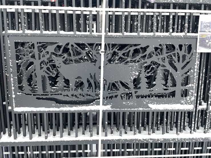 #4009-•-metal-farm-driveway-gate-(o10)-image-3