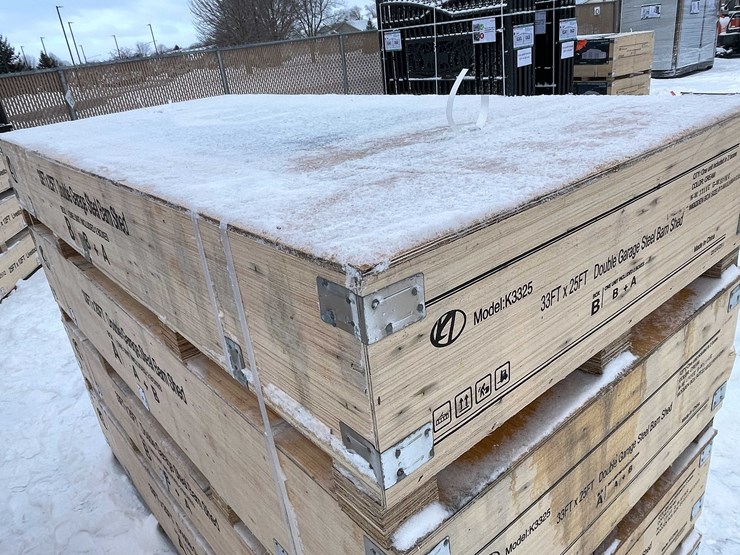 #4028-•-33'-x-25'-double-garage-steel-barn-(o10)-image-9