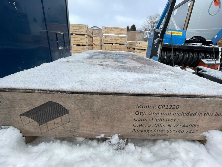 #4067-•-unused-steel-carport-(o11)-image-3