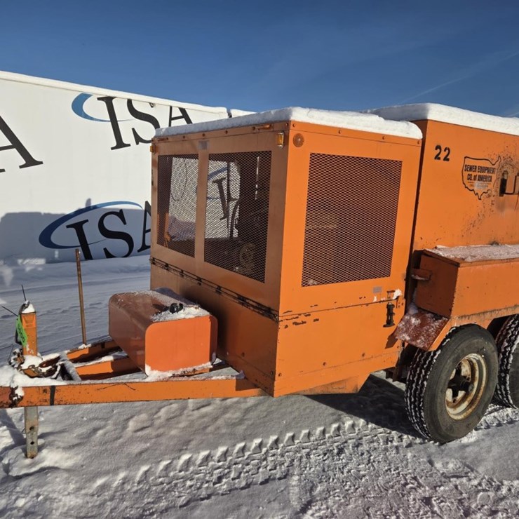 #5000 • Sewer Equipment Tandem Axle Sewer Jetter Trailer