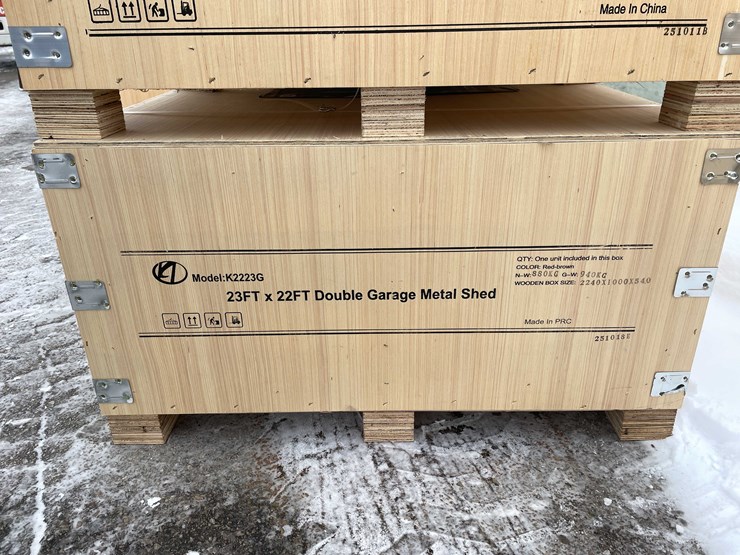 #2012-•-23'-x-22'-double-garage-metal-shed-(o12)-image-3