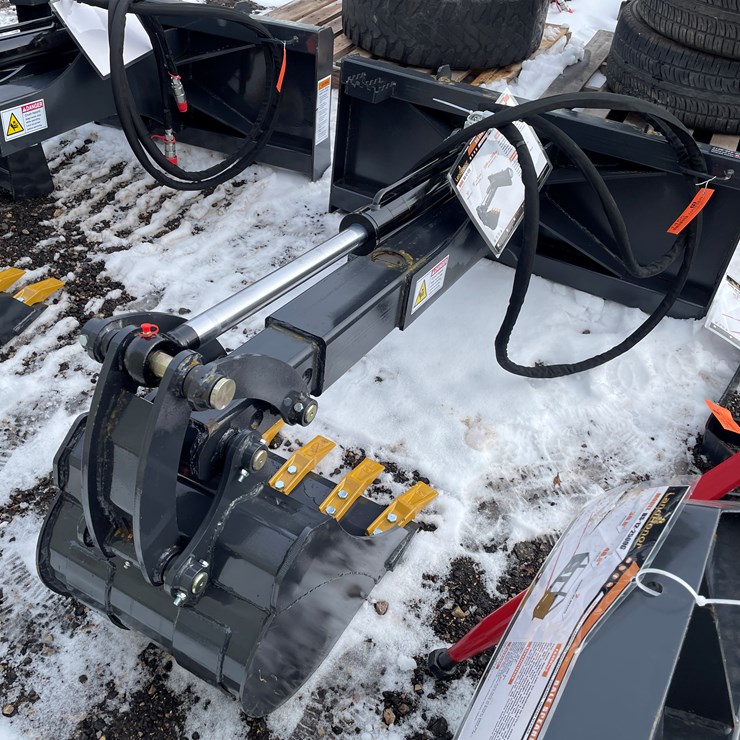 #1455 • Unused, Landhonor Big Arm Backhoe For Skidsteer