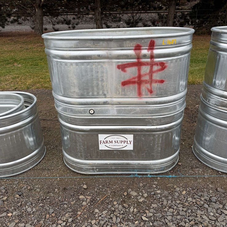 Behlen Country Galvanized Round End Stock Tanks - Factory Defect/Damaged
