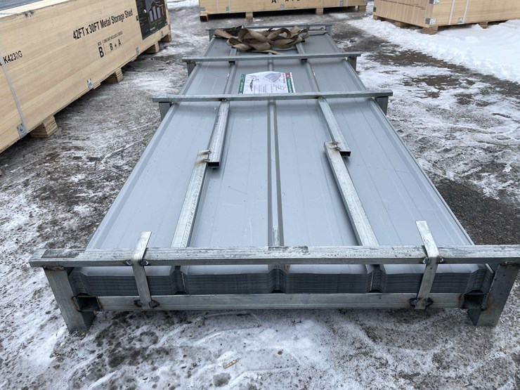 #4041-•-10'-long-galvalume-corrugated-steel-panel-(o12)-image-3