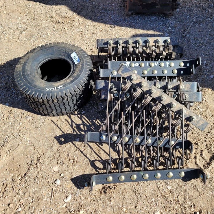 6.0 x15" Lawn Tractor Tire and Rake Harrow Tines