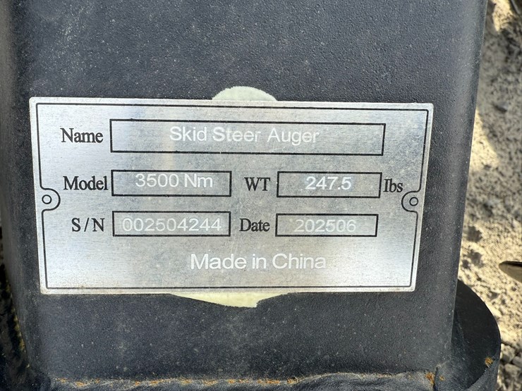 #2070-•-unused-skid-steer-auger-w/3-bitsinv#-35970-image-5