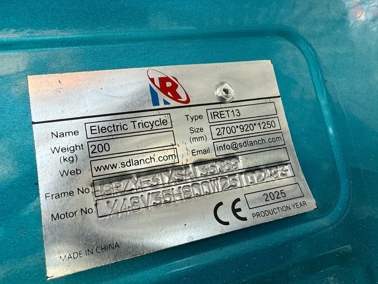 #33667-•-unused-sdlanch-electric-tricycle-image-12