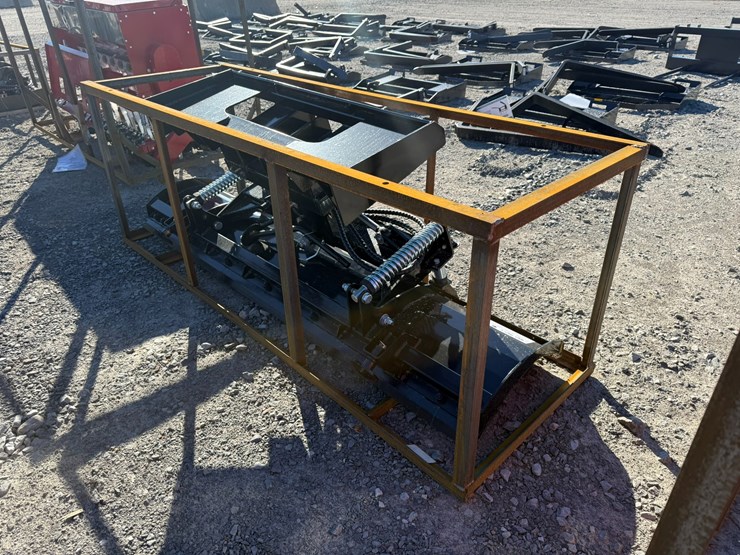 #2028-•-unused-mower-king-spa84-84"-skid-steer-bulldozer-blade-spa8425111502cinv#-35703-image-1