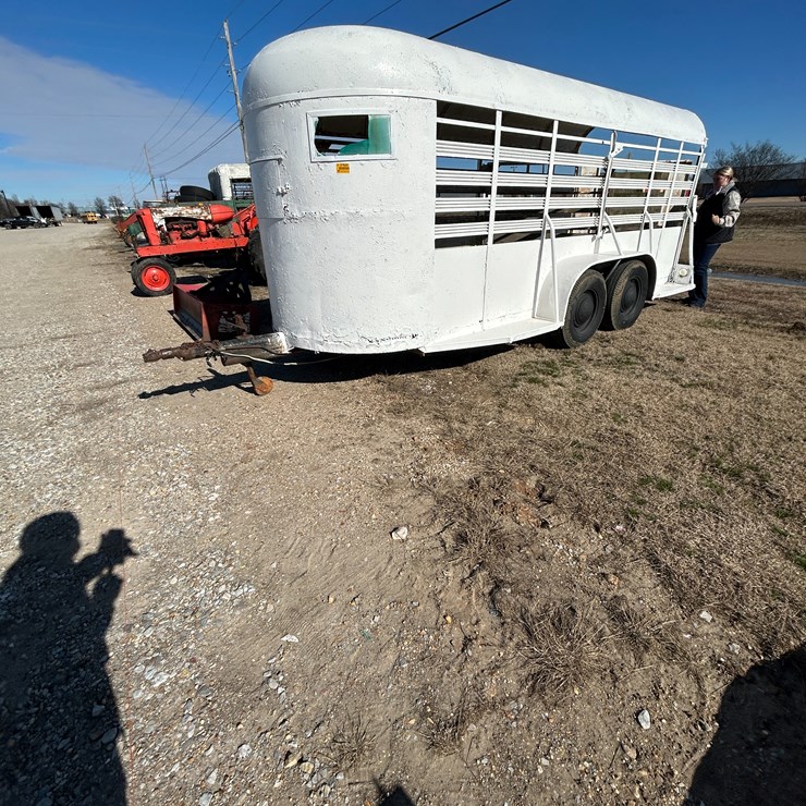 #37620 • Hale 16’ T/A Steel Live Stock Trailer
