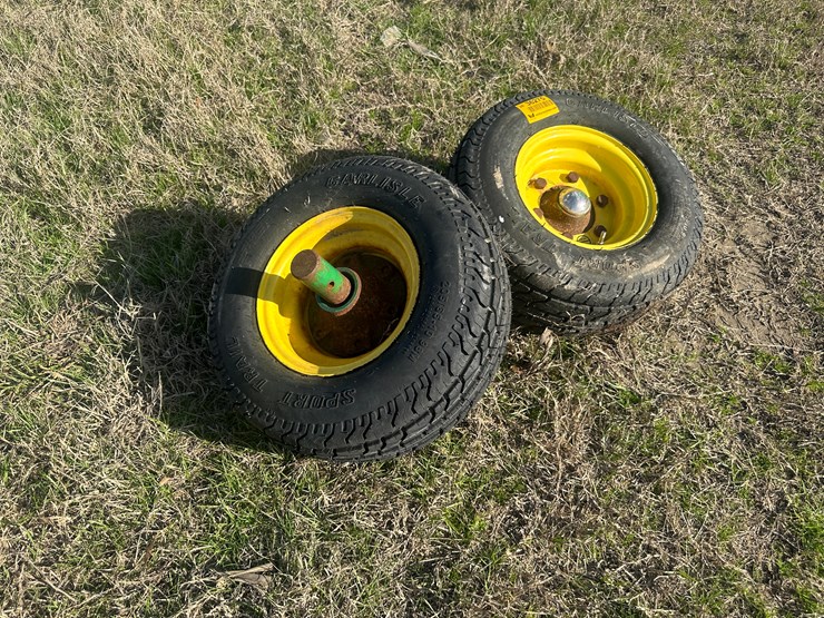 #36275-•-lot-of-(2)-205/65-10-tires-&-rims-image-1