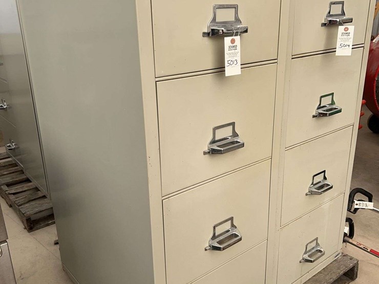 4-drawer-fireking-fireproof-filing-cabinets,-heavy-duty,-with-key-image-1