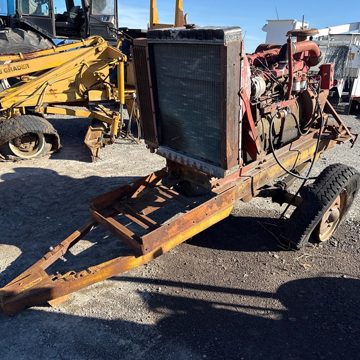 #521 • INOP Case IH 6 cyl Power Unit w/ Trailer INV#28377