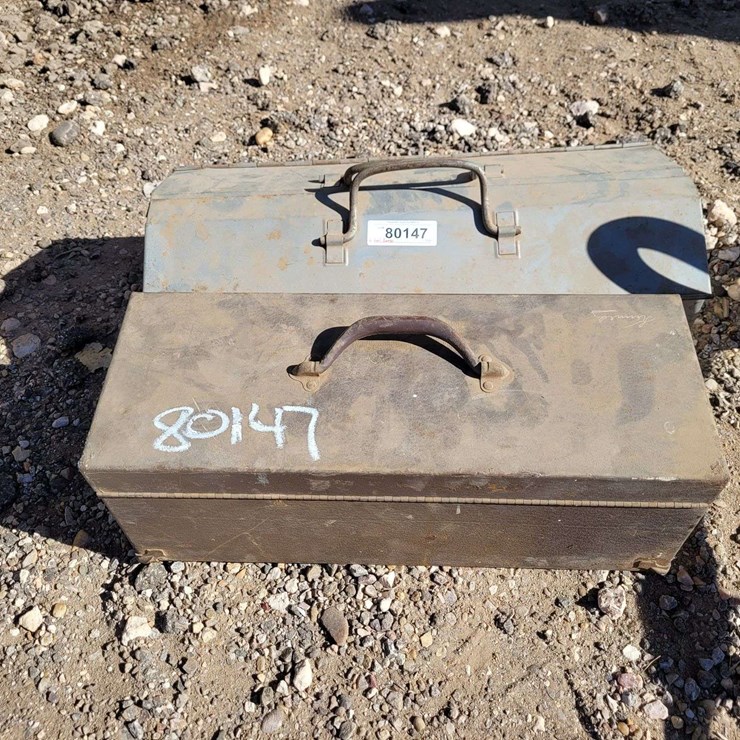 (2) Metal Toolboxes