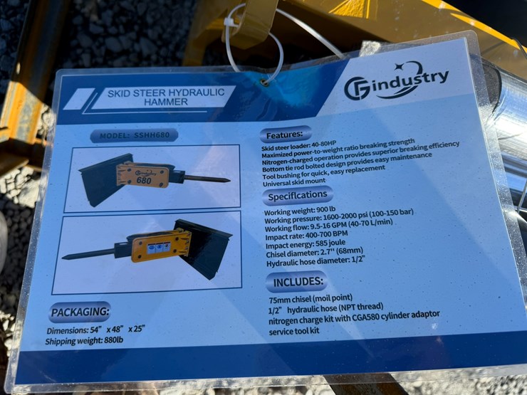 #22795-•-unused-agt-sshh680-skid-steer-hydraulic-breaker-sshh68025111502d-image-6