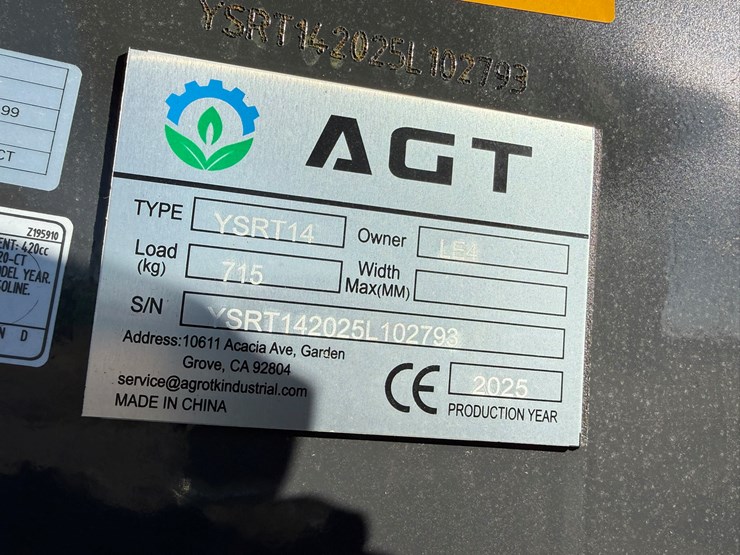 #22789-•-unused-agt-ysrt14-stand-on-tracked-loader-ysrt142025l102793-image-38