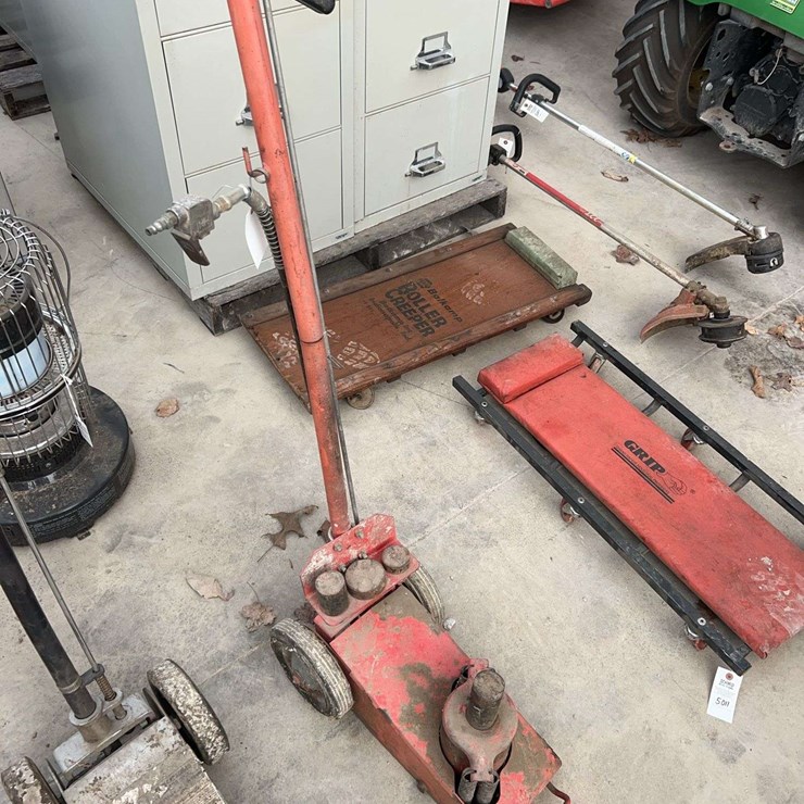 Air/over hydraulic jack